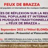 Journée de reflexion sur la relance du festival populaire et international des musiques traditionnelles “Feux de Brazza”