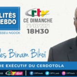 21 mars 2021 : le Professeur Charles Binam Bikoi est l’invité de Actualités Hebdo sur la Crtv